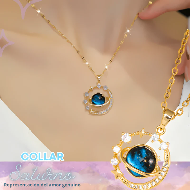 Collar saturno último modelo