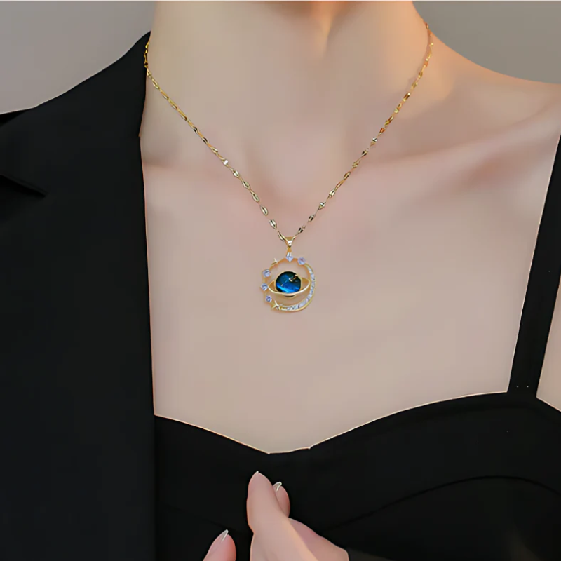 Collar saturno último modelo