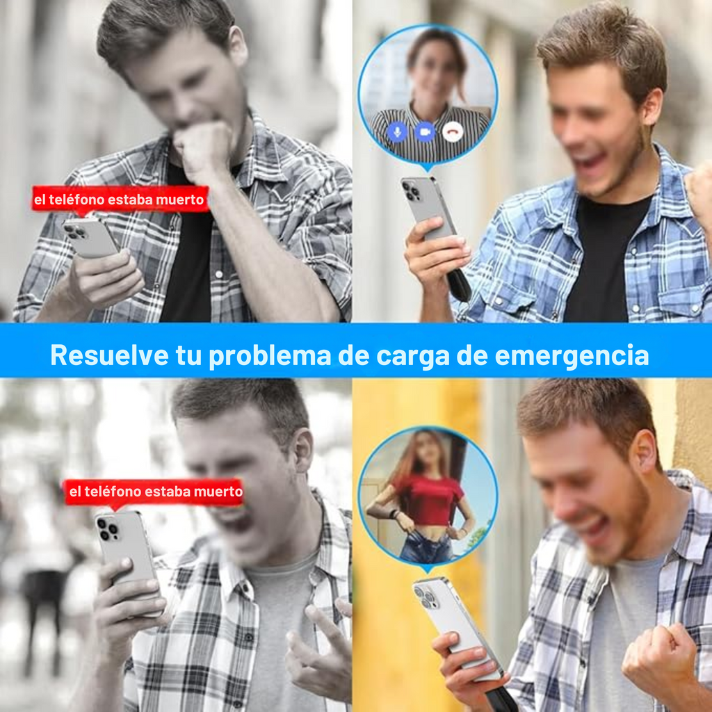 llavero cargador 2x1